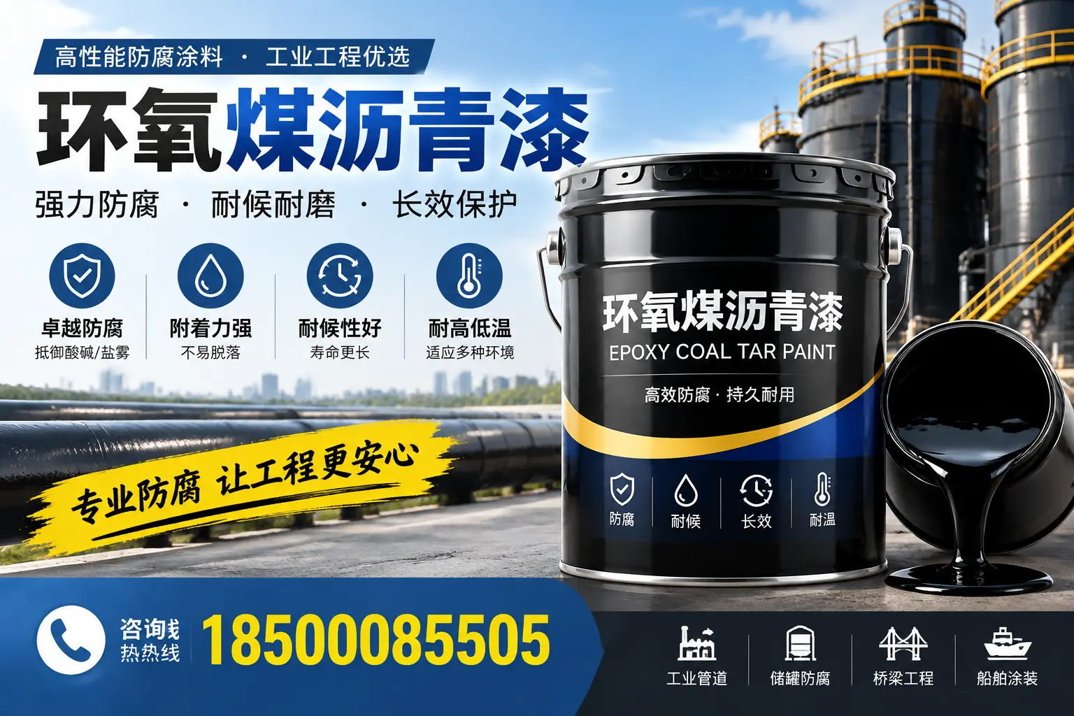 环氧煤沥青漆的施工方法与注意事项，确保在兴安顺利完成